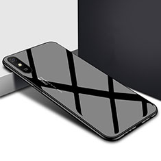 Custodia Silicone Specchio Laterale Cover T01 per Xiaomi Redmi 9i Nero