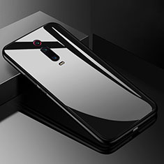 Custodia Silicone Specchio Laterale Cover T03 per Xiaomi Mi 9T Pro Nero