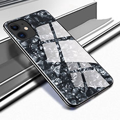 Custodia Silicone Specchio Laterale Cover T05 per Apple iPhone 11 Nero
