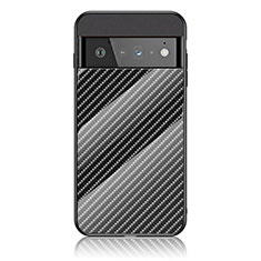 Custodia Silicone Specchio Laterale Sfumato Arcobaleno Cover LS2 per Google Pixel 6 Pro 5G Nero