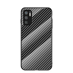 Custodia Silicone Specchio Laterale Sfumato Arcobaleno Cover LS2 per Xiaomi Redmi Note 11 SE 5G Nero