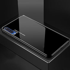 Custodia Silicone Specchio Laterale Sfumato Arcobaleno Cover per Xiaomi Mi A3 Lite Nero