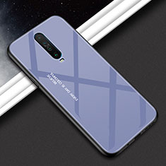 Custodia Silicone Specchio Laterale Sfumato Arcobaleno Cover per Xiaomi Redmi K30i 5G Grigio