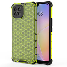 Custodia Silicone Trasparente Laterale 360 Gradi Cover AM1 per Huawei Nova 8 SE 4G Verde