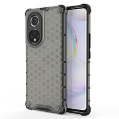 Custodia Silicone Trasparente Laterale 360 Gradi Cover AM1 per Huawei Nova 9 Pro Nero