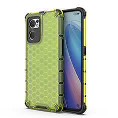 Custodia Silicone Trasparente Laterale 360 Gradi Cover AM1 per OnePlus Nord CE 2 5G Verde