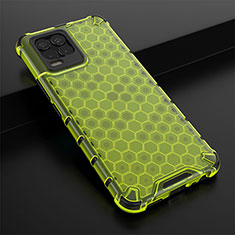 Custodia Silicone Trasparente Laterale 360 Gradi Cover AM1 per Realme 8 Pro Verde