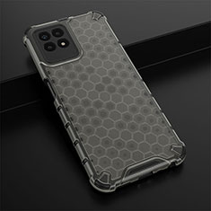 Custodia Silicone Trasparente Laterale 360 Gradi Cover AM1 per Realme 8i Nero