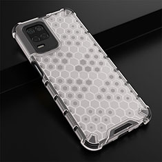 Custodia Silicone Trasparente Laterale 360 Gradi Cover AM1 per Realme 8s 5G Bianco