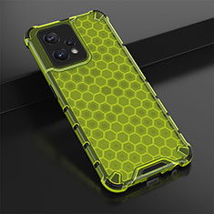 Custodia Silicone Trasparente Laterale 360 Gradi Cover AM1 per Realme 9 4G Verde