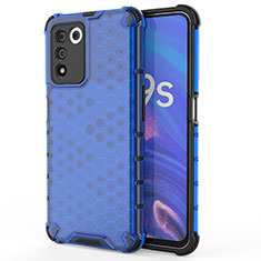 Custodia Silicone Trasparente Laterale 360 Gradi Cover AM1 per Realme 9 SE 5G Blu