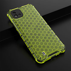 Custodia Silicone Trasparente Laterale 360 Gradi Cover AM1 per Realme C20 Verde