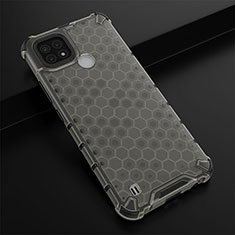 Custodia Silicone Trasparente Laterale 360 Gradi Cover AM1 per Realme C21 Nero