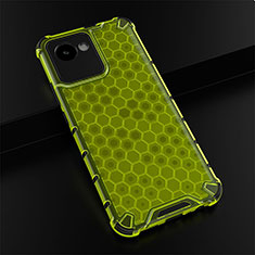 Custodia Silicone Trasparente Laterale 360 Gradi Cover AM1 per Realme C30 Verde