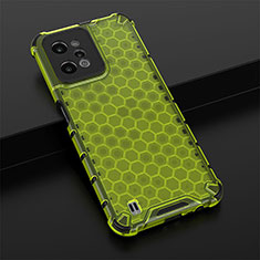 Custodia Silicone Trasparente Laterale 360 Gradi Cover AM1 per Realme C31 Verde