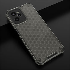 Custodia Silicone Trasparente Laterale 360 Gradi Cover AM1 per Realme C35 Nero