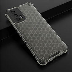 Custodia Silicone Trasparente Laterale 360 Gradi Cover AM1 per Realme GT Master 5G Nero