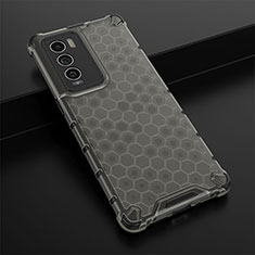 Custodia Silicone Trasparente Laterale 360 Gradi Cover AM1 per Realme GT Master Explorer 5G Nero