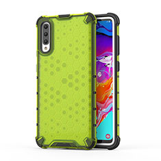 Custodia Silicone Trasparente Laterale 360 Gradi Cover AM1 per Samsung Galaxy A70S Verde