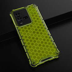 Custodia Silicone Trasparente Laterale 360 Gradi Cover AM1 per Vivo iQOO 9T 5G Verde