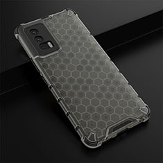 Custodia Silicone Trasparente Laterale 360 Gradi Cover AM1 per Vivo iQOO Neo5 5G Nero