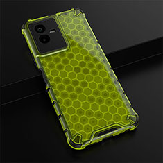 Custodia Silicone Trasparente Laterale 360 Gradi Cover AM1 per Vivo iQOO Z6x Verde