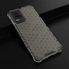 Custodia Silicone Trasparente Laterale 360 Gradi Cover AM1 per Vivo V21e 4G Nero