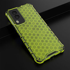 Custodia Silicone Trasparente Laterale 360 Gradi Cover AM1 per Vivo V21e 5G Verde