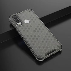 Custodia Silicone Trasparente Laterale 360 Gradi Cover AM1 per Vivo Y12 Nero