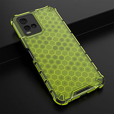 Custodia Silicone Trasparente Laterale 360 Gradi Cover AM1 per Vivo Y21 Verde