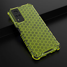 Custodia Silicone Trasparente Laterale 360 Gradi Cover AM1 per Vivo Y51A Verde