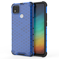 Custodia Silicone Trasparente Laterale 360 Gradi Cover AM1 per Xiaomi POCO C31 Blu