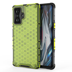 Custodia Silicone Trasparente Laterale 360 Gradi Cover AM1 per Xiaomi Poco F4 GT 5G Verde