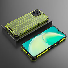 Custodia Silicone Trasparente Laterale 360 Gradi Cover AM2 per Huawei Enjoy 50z Verde