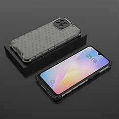 Custodia Silicone Trasparente Laterale 360 Gradi Cover AM2 per Huawei Nova 8 SE 4G Nero