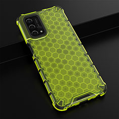 Custodia Silicone Trasparente Laterale 360 Gradi Cover AM2 per OnePlus Nord N200 5G Verde