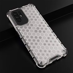 Custodia Silicone Trasparente Laterale 360 Gradi Cover AM2 per Oppo A94 5G Bianco