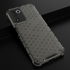 Custodia Silicone Trasparente Laterale 360 Gradi Cover AM2 per Oppo K9S 5G Nero