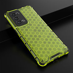 Custodia Silicone Trasparente Laterale 360 Gradi Cover AM2 per Oppo Reno6 Pro 5G Verde