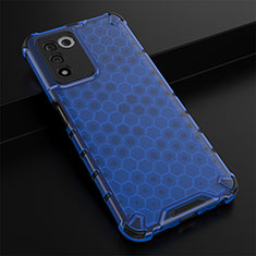 Custodia Silicone Trasparente Laterale 360 Gradi Cover AM2 per Realme 9 SE 5G Blu