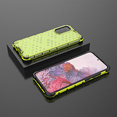 Custodia Silicone Trasparente Laterale 360 Gradi Cover AM2 per Samsung Galaxy S20 Verde