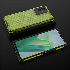 Custodia Silicone Trasparente Laterale 360 Gradi Cover AM2 per Vivo T2x 5G Verde