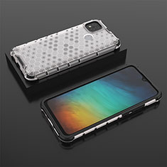 Custodia Silicone Trasparente Laterale 360 Gradi Cover AM2 per Xiaomi POCO C3 Bianco