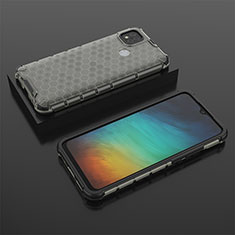 Custodia Silicone Trasparente Laterale 360 Gradi Cover AM2 per Xiaomi POCO C31 Nero