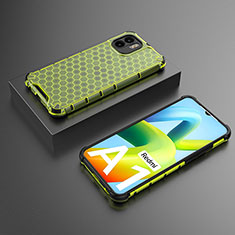 Custodia Silicone Trasparente Laterale 360 Gradi Cover AM2 per Xiaomi Poco C51 Verde