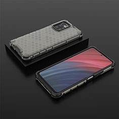 Custodia Silicone Trasparente Laterale 360 Gradi Cover AM2 per Xiaomi Redmi Note 10 Pro 5G Nero