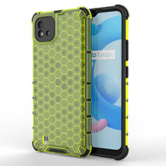 Custodia Silicone Trasparente Laterale 360 Gradi Cover AM3 per Realme C11 (2021) Verde