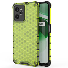 Custodia Silicone Trasparente Laterale 360 Gradi Cover AM3 per Realme Narzo 50A Prime Verde