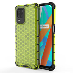 Custodia Silicone Trasparente Laterale 360 Gradi Cover AM3 per Realme Q3i 5G Verde