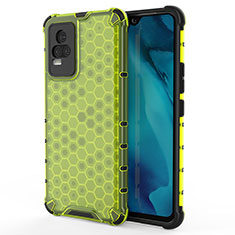 Custodia Silicone Trasparente Laterale 360 Gradi Cover AM3 per Vivo Y73 (2021) Verde